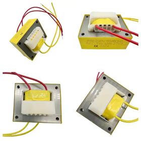 Transformator Tegangan 5W-50W 220V dengan Blok Terminal 100% Tembaga 50Hz Transformator Isolasi Frekuensi Rendah Tegangan Rendah Industri