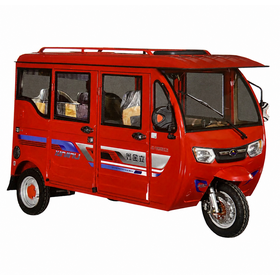YBQ : Tricycle Électrique Fermé à Trois Roues pour 4 Passagers à Prix Usine pour le Transport Urbain DG3 Tuk Tuk Électrique Ouvert