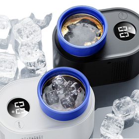 Rapid Cooling & Heating Smart Cup Base 0-60C Digital Display Fast Thermo Mug Warmer Cooler for Coffee Tea Desk Camping