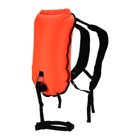 Custom Logo Waterproof Leakproof PVC Inflatable Floating Swim Pull Buoy Dry Bag for Swimming Diving