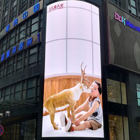 Durable Weatherproof P4 Outdoor Fixed LED Display 960*960mm For Outdoor Plaza Building Exterior Commercial Advertising