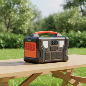 Générateur Solaire Portable Multifonction 1200W avec Batterie LiFePO4, 220V/110V, pour Camping et Urgences Extérieures