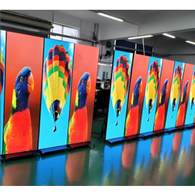 Affichage polychrome d'intérieur de la publicité de Digital de contrôle de WiFi d'écran d'affiche de l'aluminium moulé sous pression pliable P1.5 LED pour le centre commercial au détail