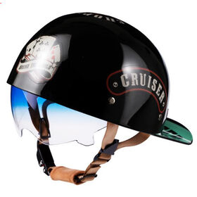 Hot sales Four seasons fashion old style motorcycle helmet men and women riding half helmet