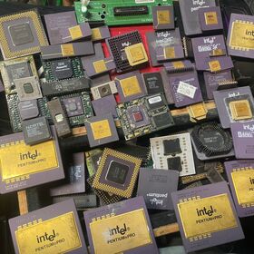Premium grade Pentium Pro ceramic CPUs intact pins intact lids