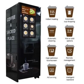Premium Automatic Coffee Vending Machine Commercial Coffee Dispenser / Multi Beverage Coffee Machine