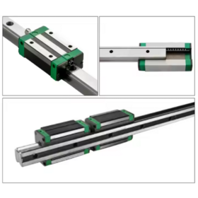 Kit Rel Panduan Linear SBR16 HGH20C 400mm Baja Keras Anti Karat Blok Kereta Presisi Tinggi untuk CNC & Printer 3D