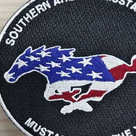 Manufacturer, Premium Quality No Fade, Custom Patches, Embroidery Patches, Unique Perfect Souvenir or Badge of Mustanger
