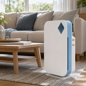 OEM H13 Purificateur d'air HEPA pour chambres à coucher, purificateur d'air intelligent avec capteur PM2.5, mode automatique, mode veille et filtre à charbon actif