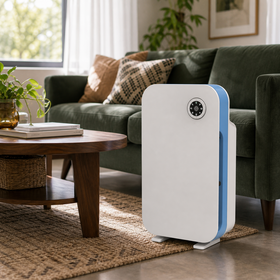 Purificateur d'air HEPA pour animaux de compagnie, fumée, poussière et pollen, purificateur d'air en 3 étapes avec pré-filtre, H13 HEPA et filtre à charbon