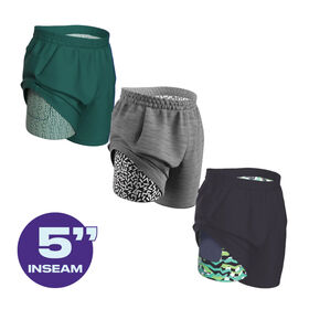 Prix usine Casual Training Shorts 4-Way Stretch Liner Minimaliste Sublimation Polyester Évacuation De L'humidité Écologique