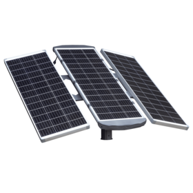 LED Solar Light/ 60-110W 200lm/w IP65 / StellaWing Series Solar Light/Ahorro de energía/Alta potencia/Triple-panel Array