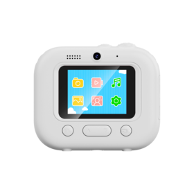 Rainbow Dual Lens Kids Digital Camera with Fill Light, 48MP 1080P Children Selfie Camera Toy