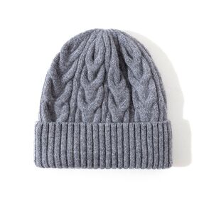 Bonnet d'hiver en laine pour femme, unisexe et homme, plusieurs options de couleurs, bonnet en laine personnalisé avec logo