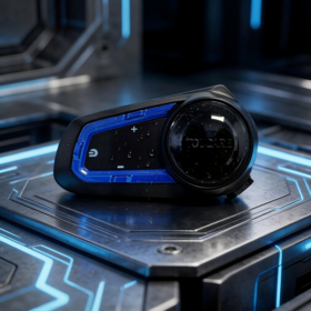 TOUCARE V10 Helmet Bluetooth Intercom 8-Rider 1.2KM IP67 BT 5.3 DSP Noise Cancellation Hi-Fi Stereo for Group Touring