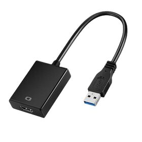 Adaptateur Convertisseur HDMI pour MacBook, Chromebook, HP USB 3.0 vers HDMI