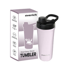 Bouteille Shaker Protéine Everich 26oz Isolée en Acier Inoxydable, Mélangeur Sans Bruit