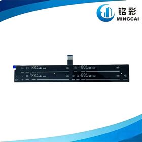 Panel de Control Táctil con Interruptor de Membrana PET FPC Personalizado, Cubierta de Membrana Impermeable Impresa en Seda para Lavadora