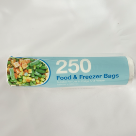HDPE congelador y bolsas de almacenamiento-resistente al frío, resistente al desgarro-Ideal para productos frescos, Deli y despensa (en rollos-fábrica)