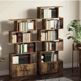Étagère à livres décorative Étagère à livres moderne en bois MDF