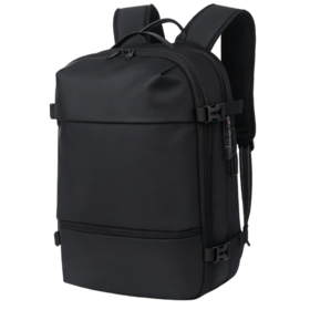 Ransel Kompresi Vakum Kapasitas Besar, Poliester, untuk Laptop 17 Inci, Unisex, Tahan Air, untuk Penyimpanan Dokumen Aman