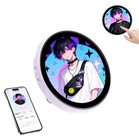 Layar Sentuh Portabel Bluetooth Dinamis DIY Animasi Elektronik untuk Periferal Anime dan Hadiah