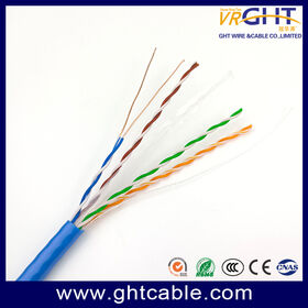 Factory Direct Cat6 UTP Ethernet Cable CCA/BC/OFC Indoor LAN Cable for Internet Installation
