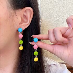 Designer-Ohrclips 'Candy Spell-out' Authentisch