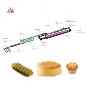 Customized Muffin Production Line with Automatic PLC Control