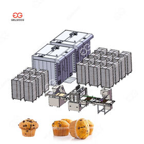Fully Automatic Muffin Sponge Cake Production Line For Sale