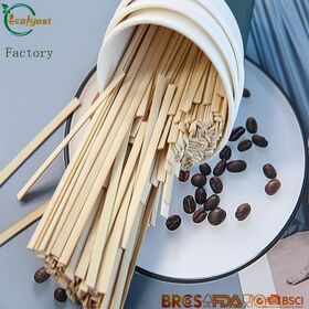 Eco Friendly Bamboo Stirrers FSC Certified Natural Material for Coffee Store Party Wedding and Travel Direct Factory