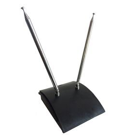 Usine Vente Chaude cercle noir fm VHF UHF intérieur tv antenne amplificateur