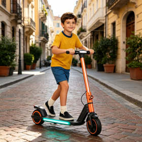 Panik-Kauf Kinder-Elektro-Scooter mit LED-Leuchten für Kinderspaß - Kinder-Elektro-Scooter Fabrik