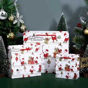 New supplier Small Fresh Gift Bag Ins Wind Portable High-grade Paper Bag Christmas Day Birthday Gift Wrapping Bag