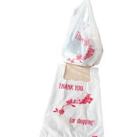 Bolsas de Plástico para Camisetas de Alta Claridad al por Mayor - HDPE/LDPE Impresas a Medida, Ideales para Tiendas Minoristas y Cajas de Supermercado