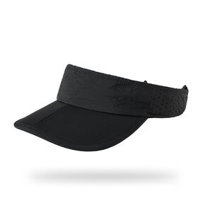 Rendimiento poliéster visera sombrero personalizado bordado azul sombrilla unisex adulto para Golf y Pesca