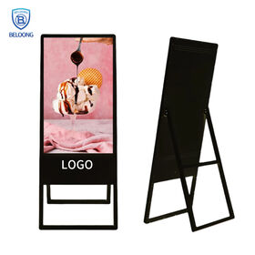 Vente chaude OEM ODM Au Sol Kiosque Logo Impression Mobile LCD Affichage Publicitaire