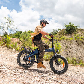 Bicicleta Híbrida de Aleación de Magnesio con Cuadro Totalmente a Prueba de Golpes, 7 Velocidades, Motor de Bujje Trasero de 48V para Terrenos Aventureros