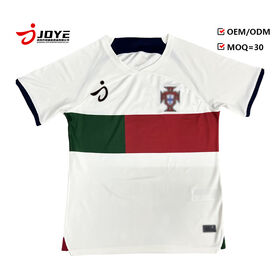 Football Shirt Customized Team Name Retro Football Shirt 100% Polyester Quick Drying