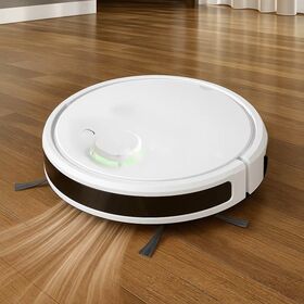 Robot Aspirateur avec Retour Automatique de Charge, Balayage et Lavage Automatiques, Batterie 2000mAh, Aspirateur Robotisé