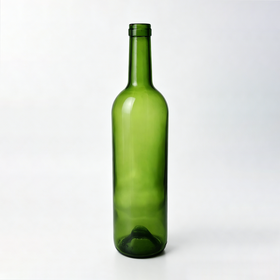 750ml Classic Green Burgundy Wine Glass Bottle for Dry White Wine, Fruit Fermented Wine