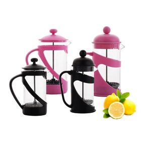 coffee brewing pot heat resistant glass french press maker