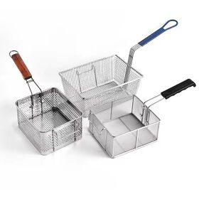 Food Grade Deep Fryer Basket for Commercial Kitchen
