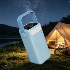 60000mAh Ultra Large Capacity Portable Charger, PD 22.5W Quick Charge with Built-in LED Flashlight External Battery for Multi-Day