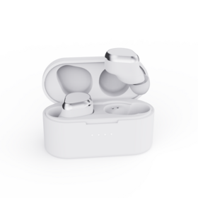 Hybrid Active Noise Canceling TWS Earbuds with Charging Case, QCC3072 Chip, 6-Mic AI Clear Calls, Hi-Res Audio Deep Bass