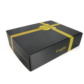 Großhandel Premium Schwarz-Gold-Band Kosmetik Geschenkverpackung Box Kundenspezifisch für Schönheitsmarke, Parfüm, Hautpflege, Make-up