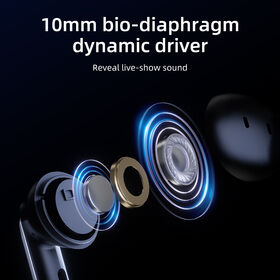 Auriculares Inalámbricos Híbridos ANC de 28dB, Controlador Dinámico de 10mm, 4 Micrófonos ENC para Llamadas Claras, Hi-Res y LDAC, 30H de Autonomía