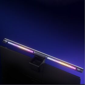 Lampu Meja Gantung Kantor Studi Tanpa Silau Hemat Ruang Kontrol Sentuh Perlindungan Mata Bar Lampu LED RGB Monitor Laptop