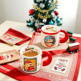 Tasse en céramique tasse en céramique à la main en céramique bière tasse en céramique arbre de noël