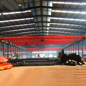 Harga Pabrik Single Girder EOT Crane Lifting Steel Bundles Harga Hemat 10 Ton Kontrol PLC